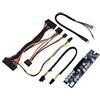 Fockety Modulo di alimentazione, alimentatore per PC, alimentatore per PC DC 12V Input Modulo di alimentazione per computer da 300 W con cavo 24Pin Connect/AUX/SATA, per Mini-ITX e case 1U,