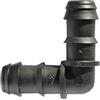 S&M 540011 Gomito 12mm Irrigazione a Gocciolato-Blister da 3 Unità, Nero