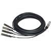 Hewlett Packard Enterprise Cavo a fibre ottiche HPE 40G QSFP+/4 x 10G SFP+ 3m cavo InfiniBand e in fibra ottica QSFP+ 4x Nero (HPE X240 to DAC Cable 3M) [JG330AR]