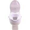 Antar AT51201 Alzato Bagno Sedile con Coperchio 1.40 kg, 10 cm Taglia