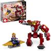 LEGO Marvel Iron Man Hulkbuster vs. Thanos, Giochi per Bambini e Bambine da 4 Anni, Action Figure dei Supereroi da Avengers: Infinity War con Aereo Giocattolo e 2 Minifigure, Idea Regalo 76263