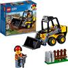 LEGO City Great Vehicles Ruspa da Cantiere Giocattolo con Minifigura dell'Operaio, 60219