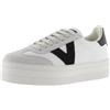 victoria Sneaker Barcelona Ciclista Effetto Pelle & Piattaforma & Pezzi Colorate & in Crosta di Pelle 1092173 per Donna Negro 41