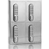 masunt cassaforte per chiavi 1440 E Code | Innovativa assegnazione online del codice a distanza | cassaforte digitale per chiavi in acciaio inox V4A massiccio | antieffrazione