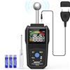 MESTEK Misuratore di Umidità, MESTEK Igrometro,2 in 1 Misuratore Umidità Muri con LCD a Colori e Allarme Acustico, Profondità di Analisi 20-40 mm,per Legni, Parete, Pavimenti, Legno, Gesso