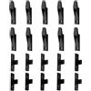 ltteea Keku - 10 paia di ganci a pressione per zoccolo, montaggio rapido, per mobili, pannelli, pannelli, mobili, mobili, armadi, bagno, letto, tavolo