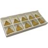echoENG Inserti placchette metallo duro tornio tornitura 10pz - TPMR(090204-160308)