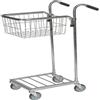 Kongamek Mini carrello con ripiano cestello regolabile, Nero/Bianco - Kongamek KM153-T