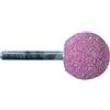 Rosver Molette a sfera vetrificate rosa al corindone D.(10-30) gambo 6 Rosver 25 pz