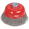 ABC tools Spazzola a tazza con fili acciaio per smerigliatrice M14 60/80/100 mm D 4019 ABC