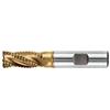 echoENG Fresa frontale 4 taglienti sgrossare HSS TiN DIN 844 B mm 6 - 25 - UT 10 FS