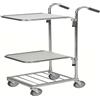 Kongamek Mini carrello con 2 ripiani, Elettro galvanizzato/Bianco - Kongamek KM153-HH