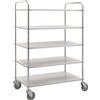 Kongamek Carrello Elettro galvanizzato alto lamiera metallica 5 ripiani Kongamek KM4124-E