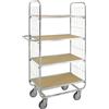 Kongamek Carrello porta tutto flessibile ripiani ESD 945x470x1120mm Kongamek KM8000-4L-ES