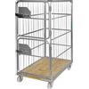Kongamek Roll container con base in legno, 1200 x 750 x 1700 - Kongamek KM86