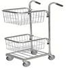 Kongamek Mini carrello con 2 ripiani cestello Nero/Bianco 660x385x1090 Kongamek KM153-TT