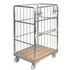 Kongamek Roll container con base in legno con o senza freno 845x630x1390 Kongamek KM88