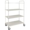 Kongamek Carrello portatutto leggero, 4 ripiani, Bianco 980x585x1445 Kongamek - KM4125