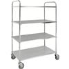 Kongamek Carrello portatutto leggero, 4 ripianin Elettro galvanizzato - Kongamek KM4125-B