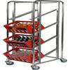 Kongamek Carrello contenitore regolabile per 4 cassette 410x585x1880 - Kongamek KM165S