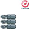 Freud Blister 3 inserti PZ1 - PZ3 l25 TIN professionali made in Germany per trapano ed avvitatore - Freud PRO - F403 (21-23)