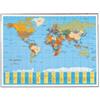 LEBEZ Sottomano Geographic Planisfero Läufer - 40 x 53 cm - Lebez (unità vendita 1 pz.)