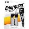 Energizer Pila Transistor - 9V - Alkaline Power - Energizer - blister 1 pezzo (unità vendita 1 pz.)
