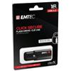 Emtec - Memoria USB B120 Click&Secure - ECMMD16GB123 - 16 GB (unità vendita 1 pz.)