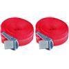 Valex Cinghie - con fibia in metallo - per carichi fino a 250 kg - 25 mm x 2,5 m - Valex (unità vendita 1 pz.)