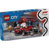 Lego Pitstop e meccanici con monoposto Ferrari F1® - Lego City 60443