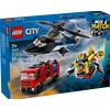 Lego Elicottero, autopompa e sottomarino - Lego City 60462
