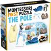 Headu- Montessori My First Puzzle The Pole Animale, Multicolore, large, MU24711