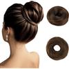 QKEPCY Ciappi Per Capelli Donna Parrucca Donna Capelli Finti per Acconciature Capelli Donna Elastici per Capelli Topper Capelli Veri Coda Extension Fermacapelli Donna(A)