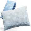 Ella Cuscino Cervicale per Dormire - Cuscino Memory Foam con riempimento regolabile - Cuscini Letto, traspirante, anallergico e antiacaro con rivestimento lavabile - Guanciale Letto 40x60