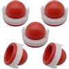LiteTour 5 Lampadine Primer 694394 per Tosaerba Briggs & Stratton - Ricambio per Carburatore Modelli 4178 494408 5084 - Compatibile con Motori Sprint Classic Quattro - Materiale in Gomma Resistente