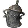leryveo Tanister con atteggiamento | Vaso Grande in Ceramica con Coperchio | Simpatico Barattolo per Alimenti con Coperchio ermetico per Cucina caffè, tè, Zucchero, spezie e Decorazioni Halloween