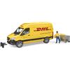 BRUDER 02671 MB SPRINTER DHL CON PERSONAGGIO