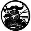 Instant Karma Clocks | Orologio da Parete in Vinile Barber Shop con Attrezzi da Barbiere | Arredo Decorativo per Saloni Uomo Parrucchieri | Regalo Originale per Professionisti e Appassionati