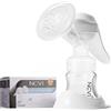 NCVI Manual Breast Pump with Milk Bottle,Portable Breastfeeding Pumps 5oz, BPA Free Soft Food Grade Silicone Powerful Suction