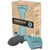 FURminator deShedding-Tool Taglia de Gatto S - Spazzola per Gatti Piccoli per Rimuovere Il sottopelo, a Pelo Corto - Confezione riciclabile, Taglia S