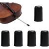 XMYCYuChen 5 pezzi elastico per violoncello punta in gomma utile protezione per punta terminale musicale durevole tappo terminale per violoncello