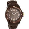 Oozoo C5059 - Orologio da polso da donna, cinturino in silicone colore marrone