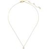 Kate Spade New York Little Luxuries 6 mm Square Pendant - Collana con ciondolo quadrato