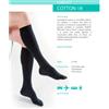 Kamila Gambaletto Cotton Mmhg 18 Uomo Maglia Trama Nero Extralarge