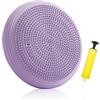 Homirty Cuscino propriocettivo Gonfiabile, 34CM Aria Stabilità Yoga Balance Disc con Pompa, Cuscini Sedie Cuscino Equilibrio Gonfiabile Stabilità, Cuscino Fitness Allenamento, per l'equilibrio, Yoga (Rosa)