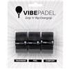 VIBEPADEL - Grip 'n' Rip Padel Overgrip - Overgrip Antiscivolo per Racchette da Paddle, Pickleball, Squash, Badminton - Confezione da 3 - Colori Multipli (Confezione Tutta Nera)