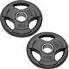 FFitness Coppia Dischi Olimpici per Bilancieri e Manubri | Bumper Plates Foro da 50 mm Dischi Peso Gommati da 2,5 Kg a 20 Kg (2 dischi da 5 kg)