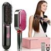 ZZJTPA Spazzola lisciante per capelli senza fili, piastre per capelli, spazzola per raddrizzare senza fili, pettine per raddrizzare con funzione di ricarica USB, spazzola per