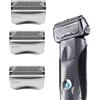 BESTBOMG Testina di ricambio per rasoio elettrico Serie 7 70S, compatibile con rasoi Braun Series 7 720cc, 730cc, 735s, 750cc, 760cc, 790cc e 795cc (confezione da 3)