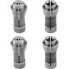 LEONTOOL 4 pezzi Die Grinder Pinza Rettificatrice Morsetto Morsetto Adattatore 1/4 e 1/8 Arbors Shank, 2 Pack 3mm e 2 Pack 6mm Grinding Machine Clamp Incisione Mandrino Die Grinder Tool